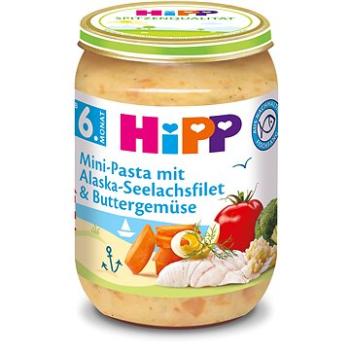 HiPP Mini cestoviny s aljašskou treskou v maslovej zelenine 6× 190 g (4062300261570)