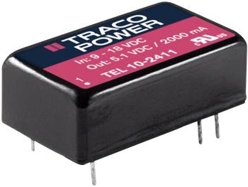 TracoPower TEL 10-2412 DC / DC menič napätia, DPS   833 mA 10 W Počet výstupov: 1 x