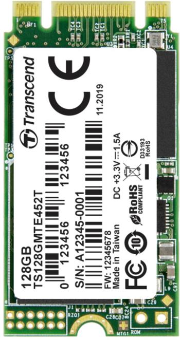 Transcend MTE452T 128 GB interný M.2 PCIe NVMe SSD 2242 M.2 NVMe PCIe 3.0 x2 Retail TS128GMTE452T
