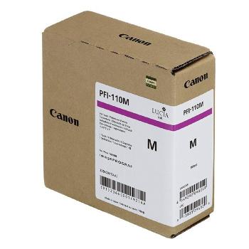 CANON PFI-110 M - originálna cartridge, purpurová, 160ml