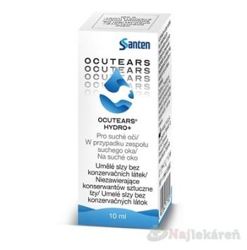 OCUTEARS HYDRO+, očný roztok bez konzervantov, 10 ml