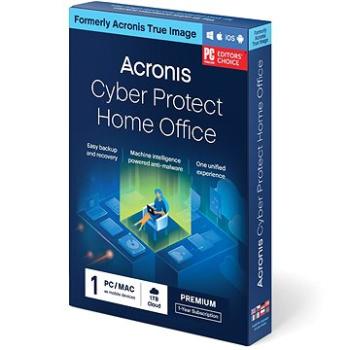 Acronis Cyber Protect Home Office Premium pre 3 PC na 1 rok + 500 GB Acronis Cloud Storage (elektr. (HOQASHLOS)