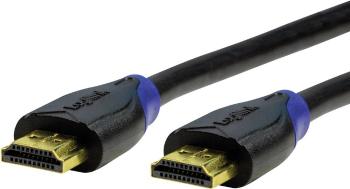 LogiLink HDMI prepojovací kábel #####HDMI-A Stecker, #####HDMI-A Stecker 1.00 m čierna CH0061 audio return channel, Ultr