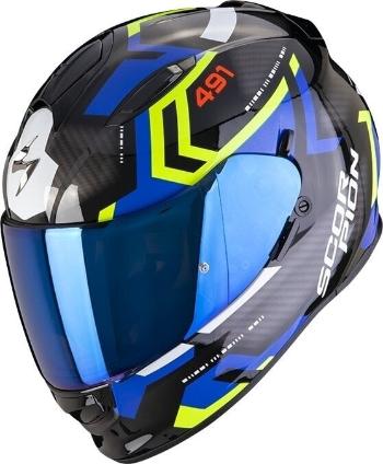 Scorpion EXO 491 SPIN Black/Blue/Neon Yellow L Prilba