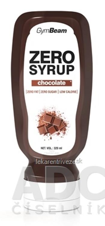 GymBeam ZERO SYRUP chocolate sirup, príchuť čokoláda 1x350 ml