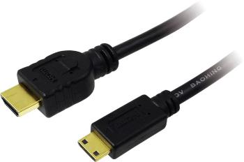 LogiLink HDMI prepojovací kábel #####HDMI-A Stecker, #####HDMI-Mini-C Stecker 2.00 m čierna CH0023  #####HDMI-Kabel