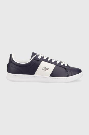 Tenisky Lacoste Carnaby Pro Leather Colour Contrast tmavomodrá farba, 45SMA0060