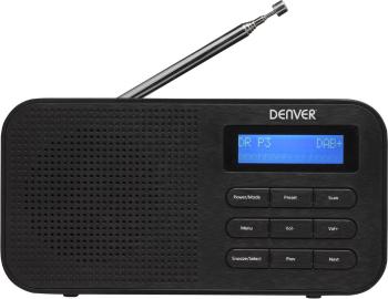 Denver DAB-42 prenosné rádio DAB+, FM    čierna
