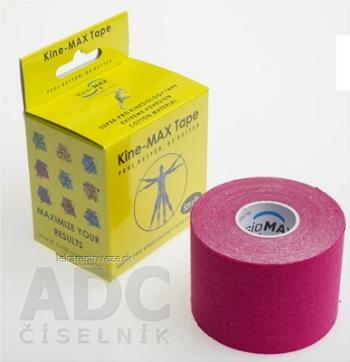 Kine-MAX Super-Pro Cotton Kinesiology Tape ružová tejpovacia páska 5cm x 5m, 1x1 ks