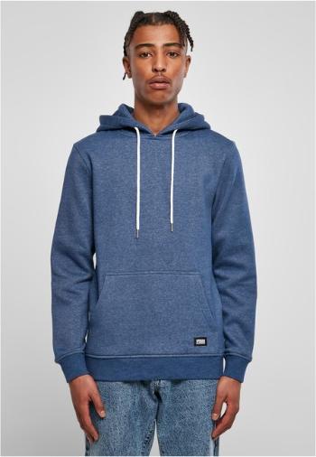 Urban Classics Basic Melange Hoody bluelightmelange - S