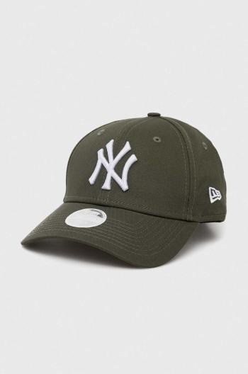 Šiltovka New Era zelená farba, s nášivkou, NEW YORK YANKEES