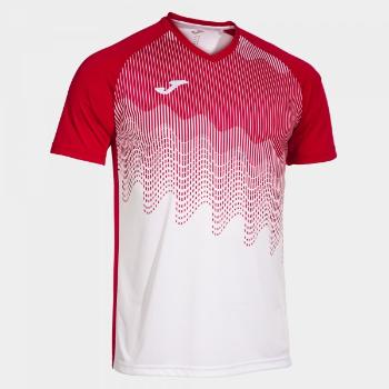 CAMISETA MANGA CORTA TIGER VI BLANCO ROJO 2XS