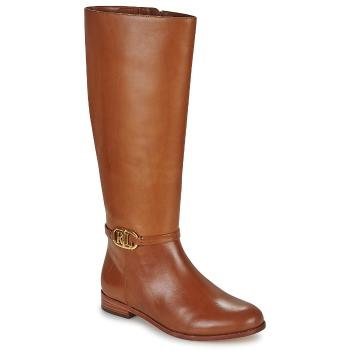 Lauren Ralph Lauren  BRIDGETTE-BOOTS-TALL BOOT  Čižmy do mesta Hnedá