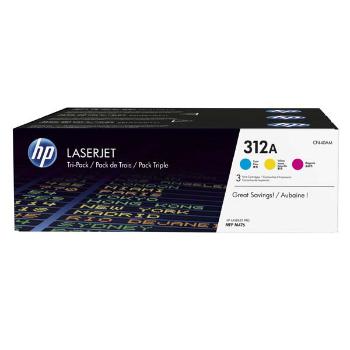 HP originálny toner CF440AM, CMY, 8100 (3x2700) str., HP 312A, HP LaserJet Pro M476, Tri-pack