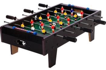 Tuin 43251 Mini stolný futbal  s nožičkami 70 x 37 x 25 cm - čierny