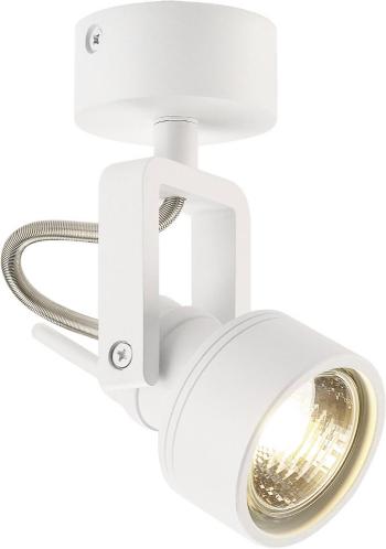 SLV Inda Spot 147551 stropná lampa halogénová žiarovka GU10  50 W biela