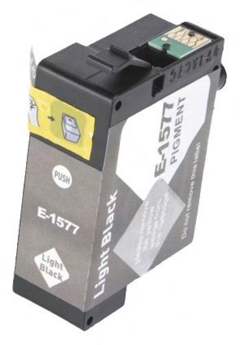 EPSON T1577 (C13T15774010) - kompatibilná cartridge, svetlo čierna, 29,5ml