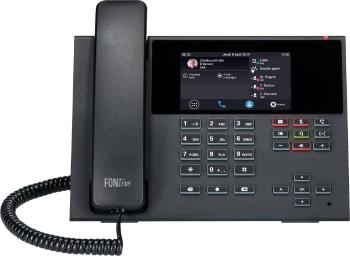 Auerswald COMfortel D-400 šnúrový telefón, VoIP záznamník, handsfree, PoE, konektor na slúchadlá dotykový farebný disple