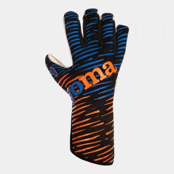 GK PANTHER GOALKEEPER GLOVES BLUE ORANGE BLACK 12