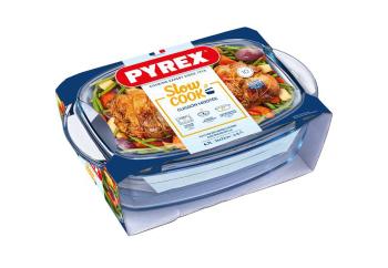 Sklenená zapekacia misa PYREX s vekom 36x22cm/6,7l