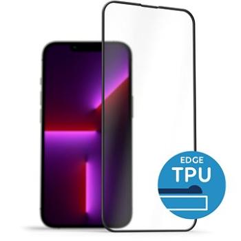 AlzaGuard 2.5D Glass with TPU Frame na iPhone 13/ 13 Pro/ 14 čierne (AGD-TGTF006B) + ZDARMA Kryt na mobil AlzaGuard