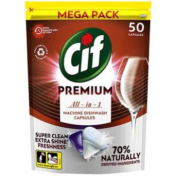 CIF Premium Clean All in 1 Regular tablety do umývačky 50 ks (8710522794609)