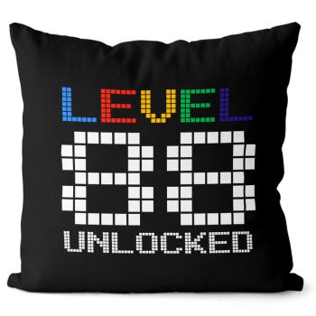 Vankúš Level unlocked (vek: 88, Velikost: 40 x 40 cm)