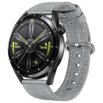 BStrap Denim remienok na Huawei Watch GT3 42mm, gray (SSG030C0208)