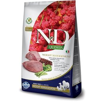 N&D grain free quinoa dog weight Mngmnt lamb & broccoli 7 kg (8010276035646)