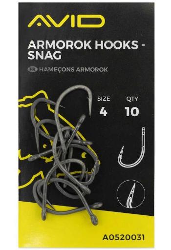 Avid carp háčiky armorok hooks snag - 1