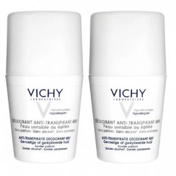 Vichy Súprava guličkových dezodorantov pre citlivú a podráždenú pokožku 2 x 50 ml