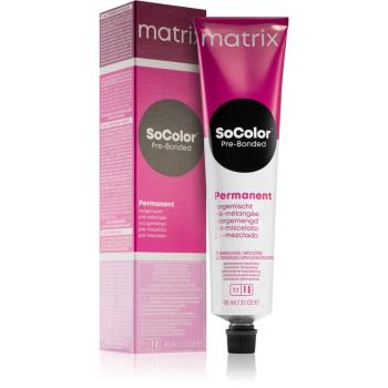 Matrix SoColor Pre-Bonded Blended permanentná farba na vlasy odtieň 4N Mittelbraun Neutral 90 ml