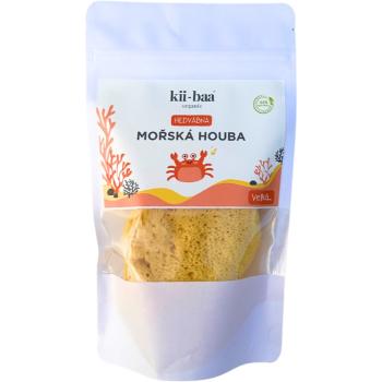 kii-baa® organic Natural Sponge Wash prírodná morská umývacia hubka 10-12 cm 1 ks