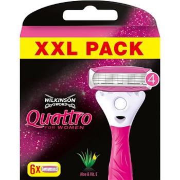 WILKINSON Quattro for Women náhradné hlavice 6 ks (4027800114702)