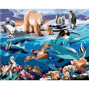 Maľovanie podľa čísel – Zvieratá v oceáne (Howard Robinson) (HRAbz33429nad)