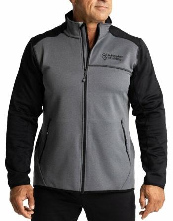 Adventer & fishing Mikina Warm Prostretch Sweatshirt Titanium/Black M