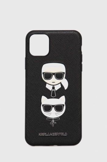 Puzdro na mobil Karl Lagerfeld iPhone 11 Pro Max 6,5" čierna farba