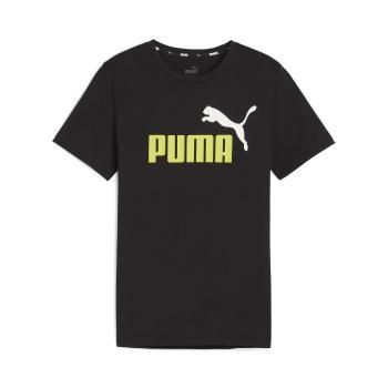 Puma  ESS+ 2 COL LOGO TEE B  Tričká s krátkym rukávom Čierna