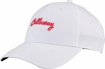 Callaway Womens Stitch Magnet Cap White/Coral