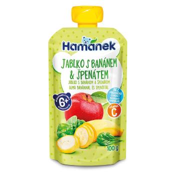 HAMÁNEK Jablko s banánom a špenátom 100 g