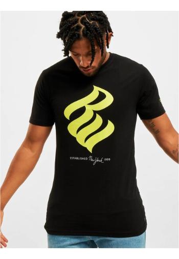 Rocawear T-Shirt black/lime - S