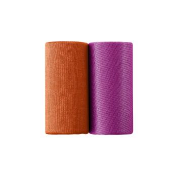 Blancheporte Čipkovaná podprsenka s kosticami Avila, súpr.2 ks fialová+oranžová,koš.C 85