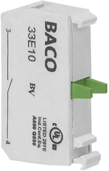 BACO 33E01C spínacie kontaktné teleso  1 rozpínací  bez aretácie 600 V 1 ks