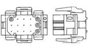 TE Connectivity MR ConnectorsMR Connectors 1-640520-0 AMP