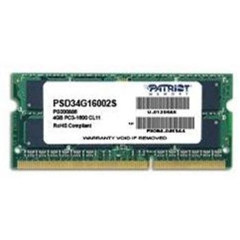 Patriot SO-DIMM 4GB DDR3 1600MHz CL11 Signature Line (PSD34G16002S)