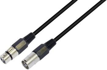 Paccs  XLR prepojovací kábel [1x XLR zásuvka - 1x XLR zástrčka] 5.00 m čierna