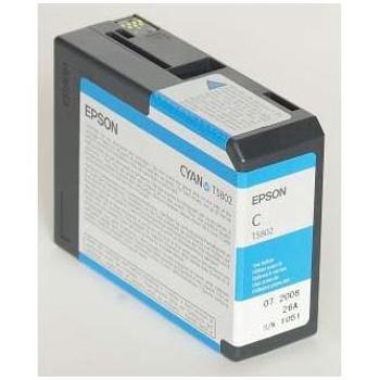 EPSON T5802 (C13T580200) - originálna cartridge, azúrová, 80ml