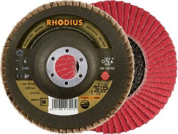 Rhodius 211312 RHODIUS JUMBO SPEED EXTENDED lamelový disk 125 x 22,23 mm K60 INOX zahnutý Priemer 125 mm   5 ks
