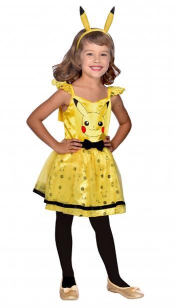 Amscan Detský kostým - Pikachu šaty Veľkosť - deti: L