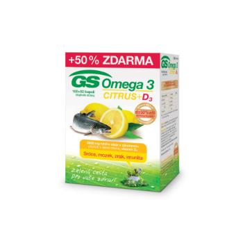GS Omega 3 CITRUS + D3 cps 100+50